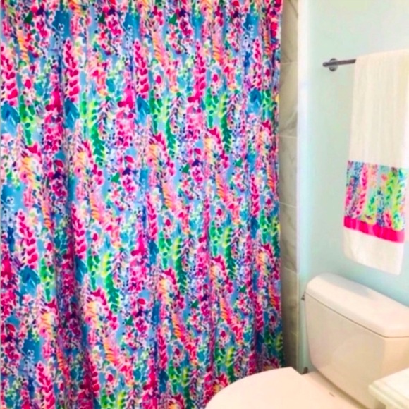 Lilly Pulitzer Catch The Wave Shower Curtain
